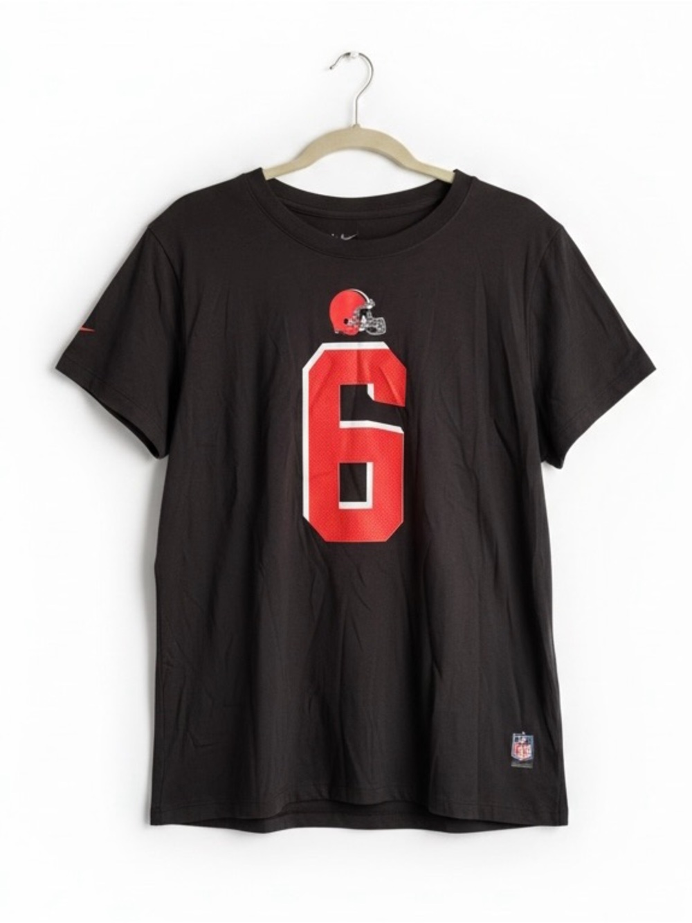 Nike Baker Mayfield #6 Cleveland Browns Women's XL Shirt NWT NFL Name Number